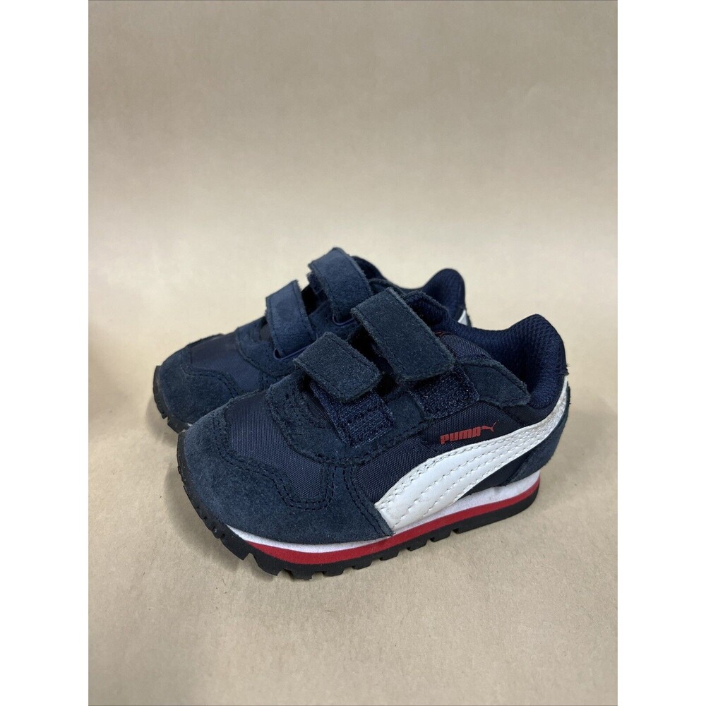 Toddler BOYS PUMA SZ 5c Sneakers SHOES Navy BLUE ST RUNNER W/ Original Shoes Box